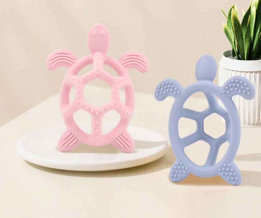 The Sea Turtle Teether: A Hollow Spherical Wonder for Soothing Little Gums