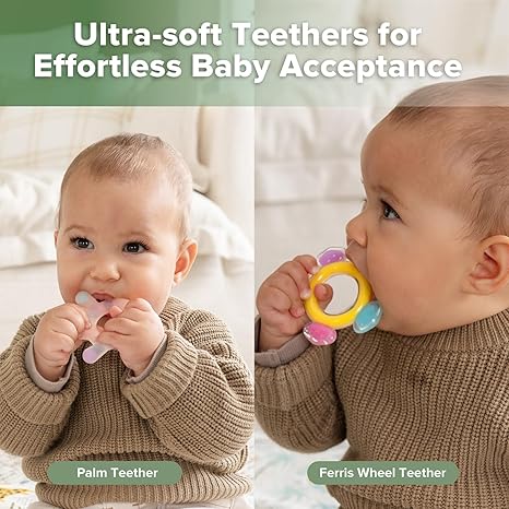 Teething Doesn’t Have to Be Torture: How the Haakaa Palm & Ferris Wheel Teether Set Turns Tears into Smiles