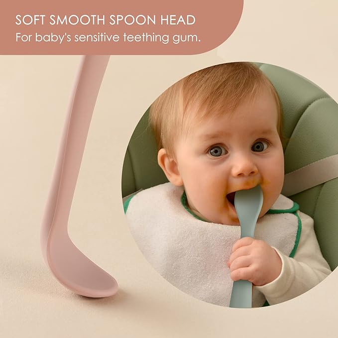 The Gentle Feeding Revolution: Why Every Parent Needs the 6-Piece Silicone Baby Feeding Spoons